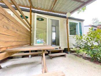 Mietunterkunft - Mobilheim  14 M² 1 Zimmer - Camping BARRE Y VA