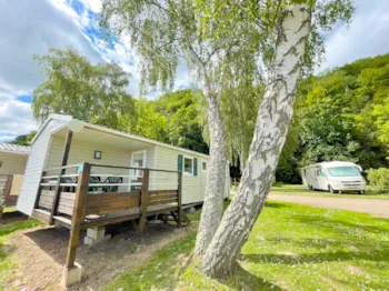 Mietunterkunft - Mobilheim Alizé 33M² - 3 Zimmer (4 Erwachsene + 3 Kinder) - Camping BARRE Y VA