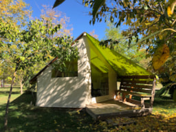 Accommodation - 12 Insolite Nature Tent Ecolodge 21M² - 2 Bedrooms - Sites et Paysages Au Tylo Soleil 