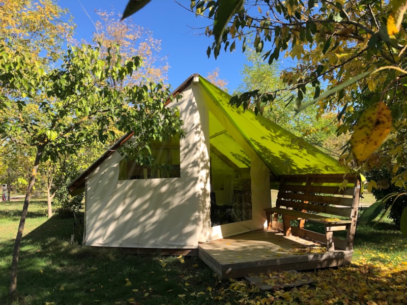 12 INSOLITE NATURE "Durance" Tent Ecolodge 21m² - 2 slaapkamers