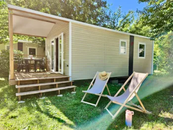 Mietunterkunft - 44 Premium "Banon" Rapidhome 26M² - 2 Chambres 4 Pers. Neuw - Camping Au Tylo Soleil 