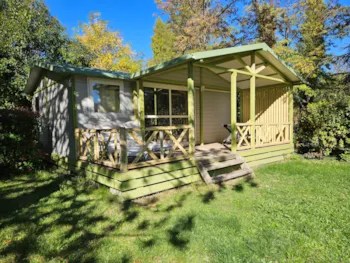 Mietunterkunft - 24 Confort "Moustier Sainte-Marie" Hütte Gitotel Samoa (49) 32M² - 3 Schlafzimmer - Camping Au Tylo Soleil 