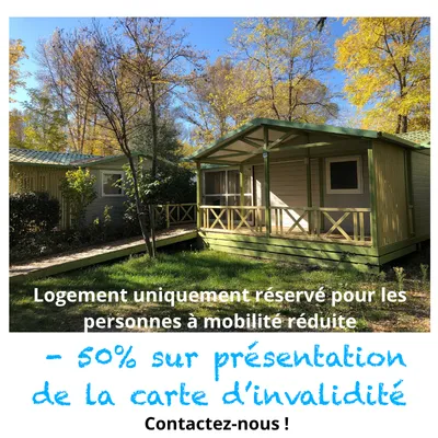 25 Confort "Castor" Chalet 35M² (Pour Personne À Mobilité Réduite)