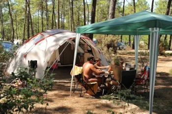 Emplacement - Safari : Emplacement Tente + Électricité - Euronat Village Naturiste