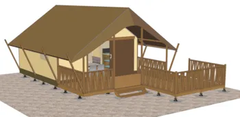 Accommodation - Lodge - Adapted To The People With Reduced Mobility - Euronat Village Naturiste