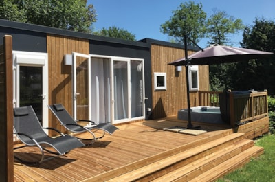 Mobile-home New Valley - 3 bedrooms + terrace + TV + SPA