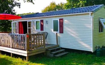 Accommodation - Mobile-Home Elite Grand Confort - 2 Bedrooms + Terrace - Camping Manoir de Penn Ar Ster