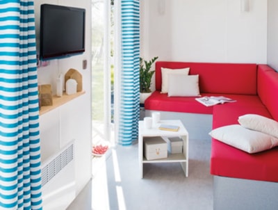 Mobile-home Lilas - 2 bedrooms + Half-covered terrace