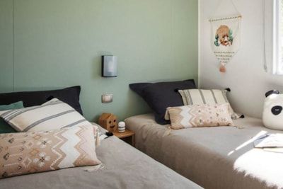 Mobile-home Rhodo Grand Confort - 2 bedrooms + Half-covered terrace