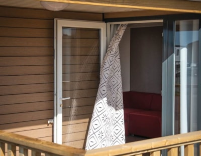 Mobile-home Rhodo Grand Confort - 2 bedrooms + Half-covered terrace
