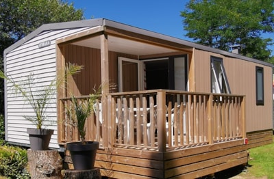 Mobile-home Rhodo Grand Confort - 2 bedrooms + Half-covered terrace