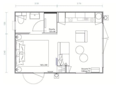 Mobile-home Key West - 1 bedroom
