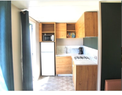 Mobile-home Côté Jardin  - 2 bedrooms + terrace + TV + SPA
