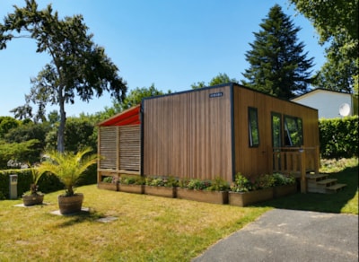 Mobile-home Côté Jardin  - 2 bedrooms + terrace + TV + SPA