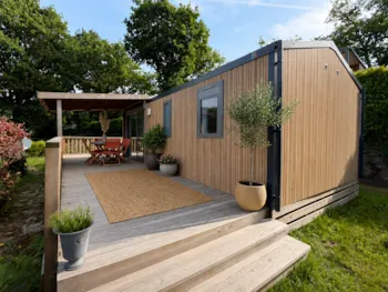 Accommodation - Bergamo2 Mobile Home With Veranda - 2 Bedrooms - Camping Manoir de Penn Ar Ster