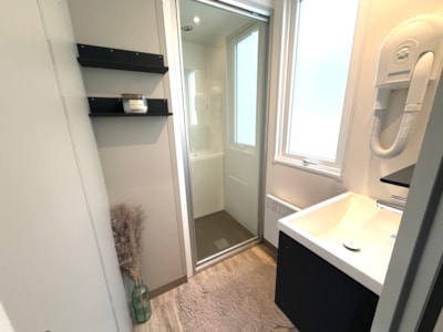 Mobile-home Rhodo Grand Confort - 2 bedrooms + Half-covered terrace