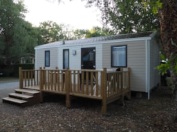 Mietunterkunft - Mobilheim Premium 2 Zimmers 27 M² + Terrasse - Camping La Pindière
