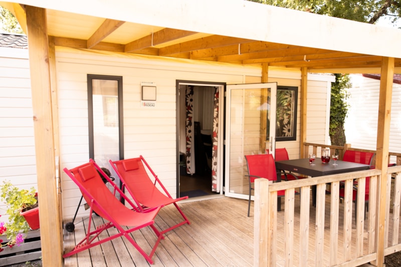 Stacaravan PREMIUM 2 Kamers 27 m² + terras
