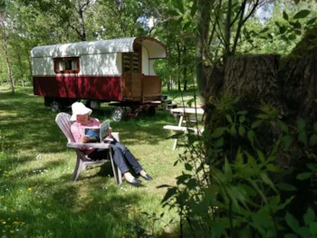 Mietunterkunft - Wohnwagen 10M² (Ohne Sanitäre Anlagen) - Camping Le Lidon