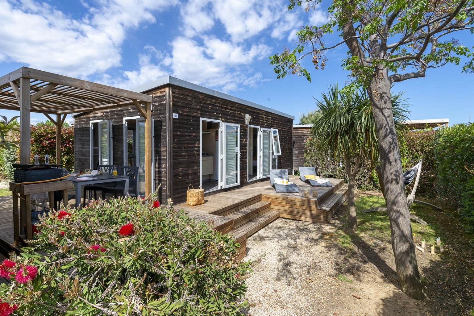 Location - Cottage Luxe Key West 2 Chambres Premium - Camping Sandaya Domaine de la Dragonnière