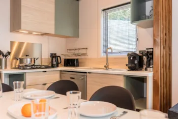 Mietunterkunft - Chalet Ultimate - 3 Bedrooms - 35M² - Air Conditionning - Camping Marvilla Parks - La Vallée