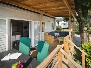 Mietunterkunft - Premium Exclusive Lounge - 3 Bedrooms - 35M² - Air Conditionning - Camping Marvilla Parks - La Vallée