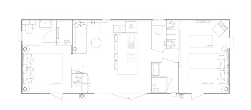 Cottage Palma 2 Chambres 2 Salles De Bain Premium