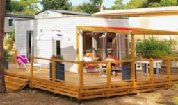 Accommodation - Mobile-Home Premium 19M² With Tv - 1 Bedroom - 1 Bathroom - Yukadi Village Le Logis