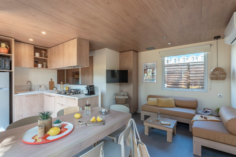 Mobilheim mit Garten, 3 Schlafzimmer, 2 Badezimmer, Samstag