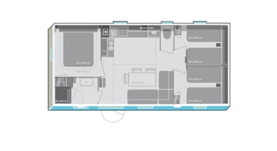 Mobil home BORNEO Supérieur 29.5 m²  3 rooms — 10