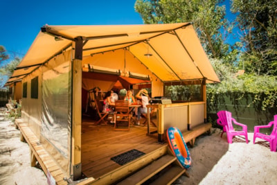 WALIBOU Lodge Confort, about 30m², on stilts, 2 rooms — 2