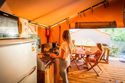 WALIBOU Lodge Confort, about 30m², on stilts, 2 rooms — 4
