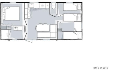 Mobilhome CURACAO Prestige 3 bedrooms — 7