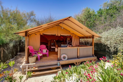 WALIBOU Lodge Confort, about 30m², on stilts, 2 rooms — 1