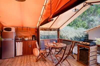 WALIBOU Lodge Confort, about 30m², on stilts, 2 rooms — 6