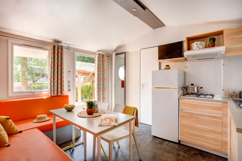 Mobilhome Cayo Coco Supérieur Env. 27M² 2 Chambres + Terrasse Avec Petite Pergola