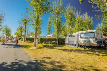 Stellplatz - Stellplatz Premium  ≥ 95M² + Auto + Zelt Oder Wohnwagen + Strom - Camping Californie Plage
