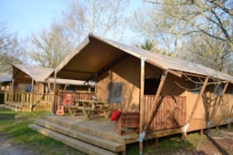 Huuraccommodatie(s) - Lodge Woody 38 - Camping Les Franquettes