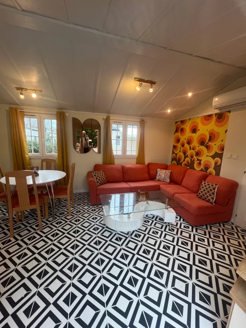 Mobil-Home Premium Spa Style Année 80- 2 Chambres