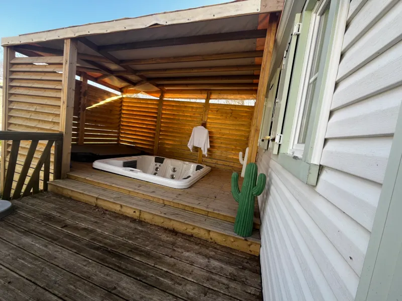 Mobil-Home Premium Spa Style Année 80- 2 Chambres