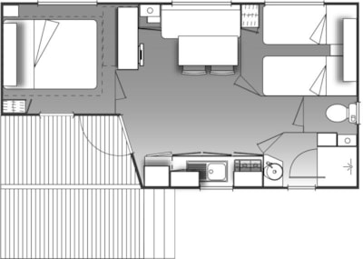 COSY - 4 Pers - 2 bedrooms — 6