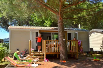 Mietunterkunft - Le Patio Klimaanlage 2 Schlafzimmer 2 Badezimmer - CAMPING BON PORT