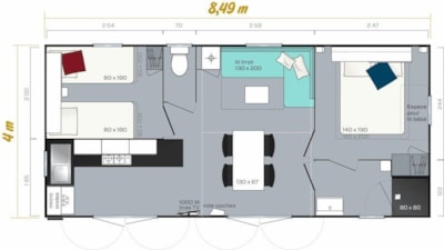 RIVIERA - 4 Pers - 2 bedrooms — 7