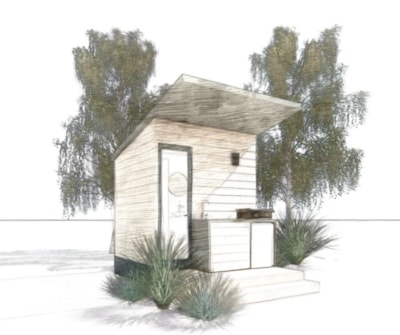 Sunny, electrified pitch with individual 10A sanitary facilities — 3