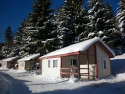 Mietunterkunft - Chalet 30M² 2 Schlafzimmer - Camping de Belle Hutte 