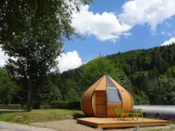 Accommodation - Goutte D'ô : Your Cozy Nest - 25M² - Camping de Belle Hutte 