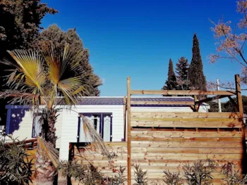 Mietunterkunft - Mobil Home Ibiza Pmr 32M² 2 Rooms 4/6  Ac+Tv - Camping Les Sablettes