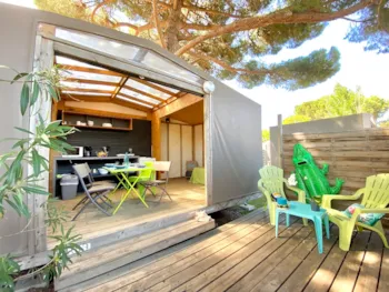 Mietunterkunft - Tente Aménagée Maori 18M².2Ch - Camping Les Sablettes