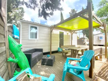 Mietunterkunft - Mobilheim Dominos 26M² - 2 Zimmer - Camping Les Sablettes