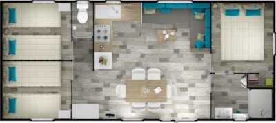Mobile-home Premium terrace Côté Mer — 7